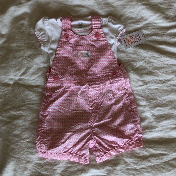 Carter's Matching Sets Bunnies Overalls Set 6 Mo Poshmark